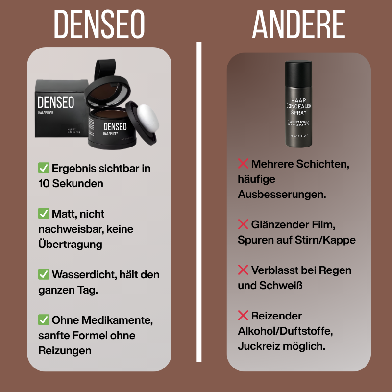 Denseo - Haar Kaschierpuder